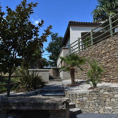 Chambre Au Calme Avec Spa Privatif Gratuit Sud Aveyron Les Palmiers Des Causses Saint-Rome-de-Tarn Luaran gambar